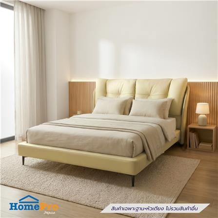 ฐานรองหัวเตียง 6 ฟุต BENETTA SERENO สี BEIGE_4