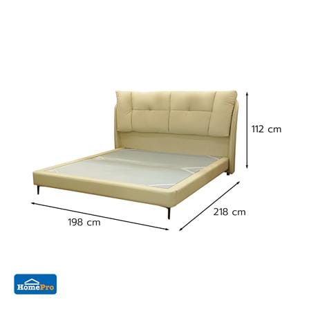 ฐานรองหัวเตียง 6 ฟุต BENETTA SERENO สี BEIGE_9