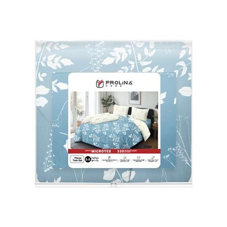 ชุดผ้าปูที่นอน 3.5 ฟุต (ชุด 4 ชิ้น) FROLINA MICROTEX DF075_4