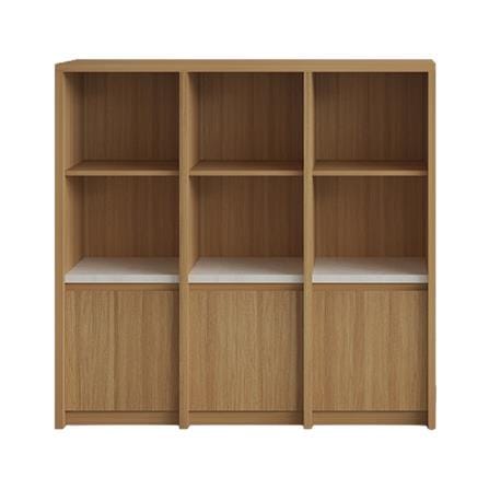 ชั้นวางของผสม 3 ชั้น 3 บานเปิด FURDINI AOMI 120 ซม. สี NATURAL OAK/ขาว_2