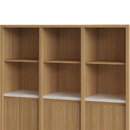ชั้นวางของผสม 3 ชั้น 3 บานเปิด FURDINI AOMI 120 ซม. สี NATURAL OAK/ขาว_3