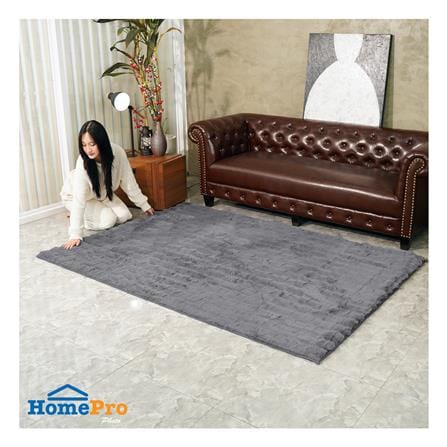 พรม HOME LIVING STYLE WEFER 150x210 ซม. สีเทาเข้ม_5
