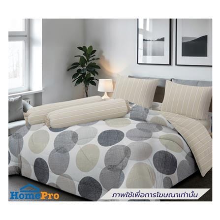 ชุดผ้าปูที่นอน 6 ฟุต (ชุด 5 ชิ้น) FROLINA MICROTEX DF078_0