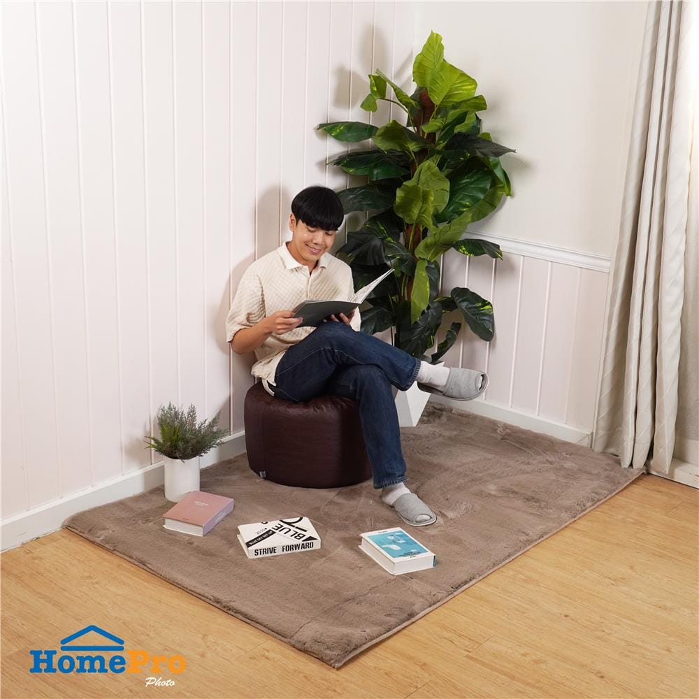 พรม HOME LIVING STYLE MOCCA 120x180 ซม. สีน้ำตาล