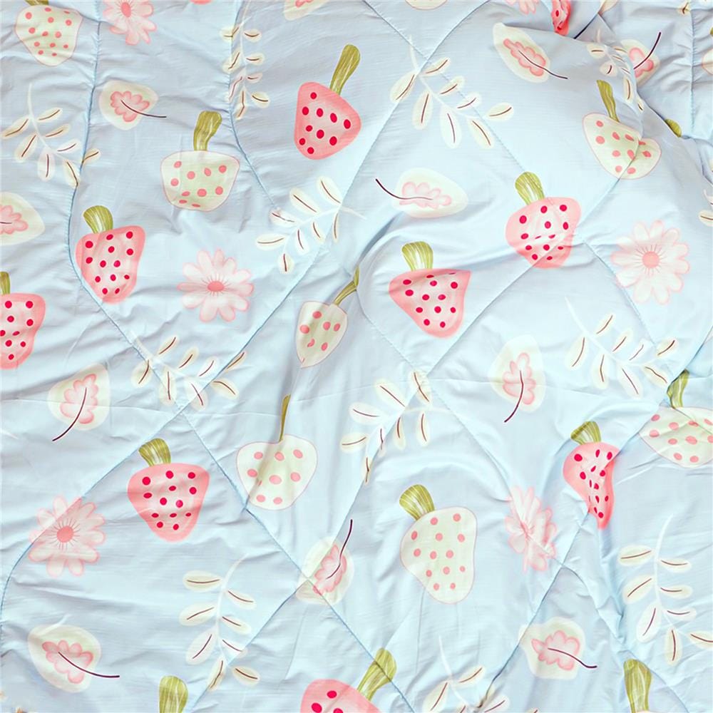 ผ้านวม SNAZZ STRAWBERRY 60x80 นิ้ว สี BLUE