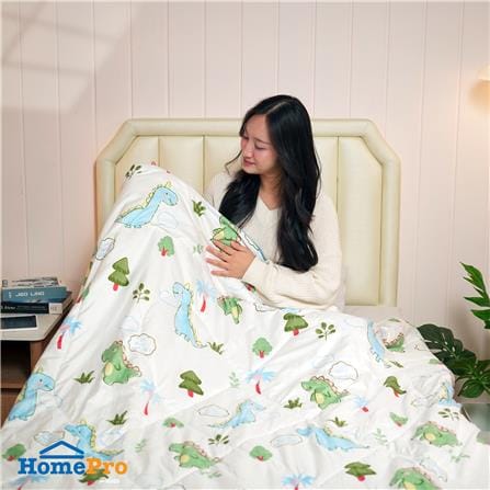 ผ้านวม SNAZZ DINO 60x80 นิ้ว สี GREEN_4