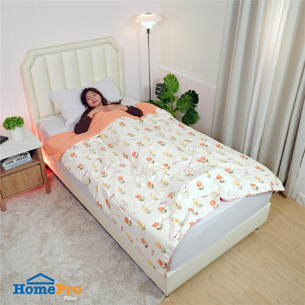ผ้านวม SNAZZ TULIP 60x80 นิ้ว สี ORANGE