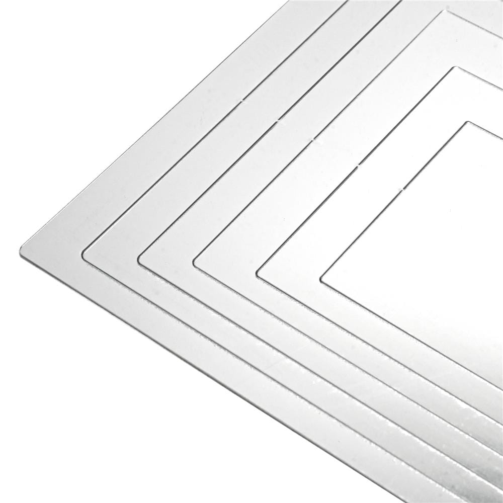 สติ๊กเกอร์ D.I.Y HOME LIVING STYLE WALL 20x20 ซม. สีเงิน (แพ็ก 24 ชิ้น)