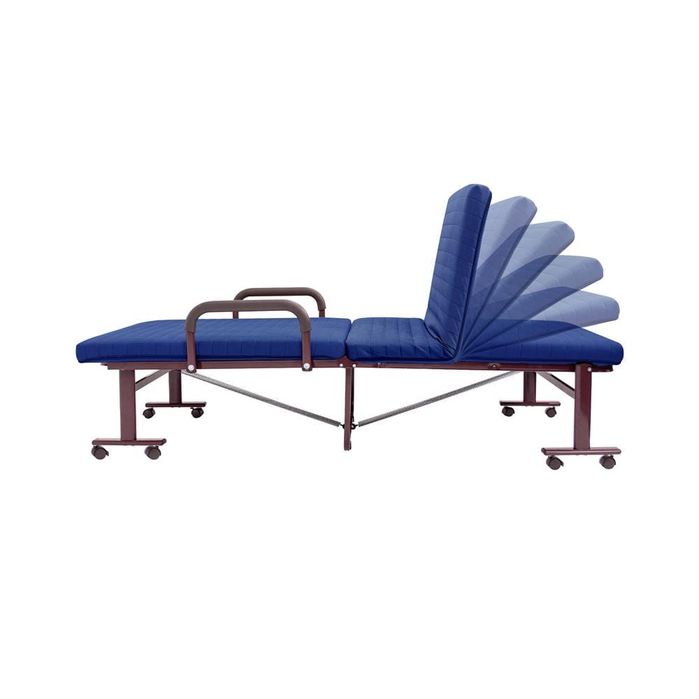 เตียงพับพร้อม TOPPER THAIBULL OLT250-90B 90x190x50 ซม. สีน้ำเงิน
