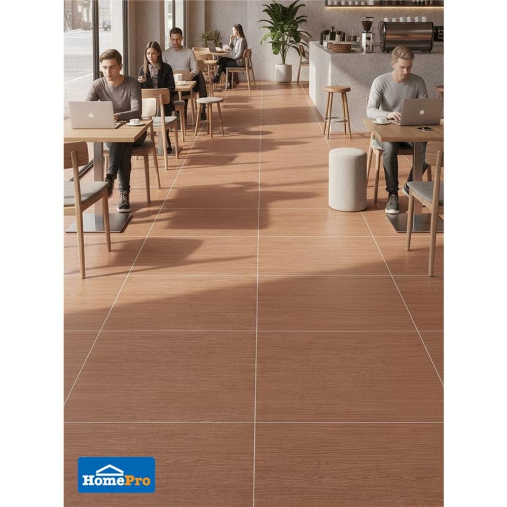 กระเบื้องพื้น 60x60 ซม. TARA ออทัม ไพน์ น้ำตาล PM 1.44 ตร.ม.