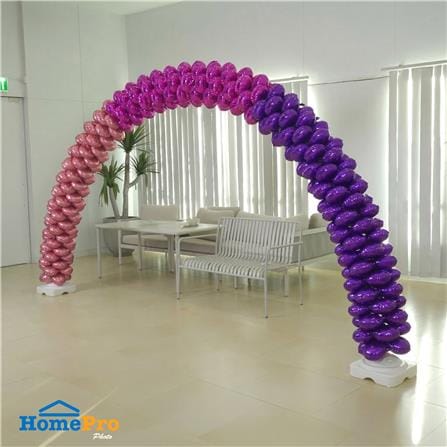 ซุ้มลูกโป่งฟอยล์ SNAZZ 250x300 ซม. สีชมพู/โรสโกลด์/ม่วง_9