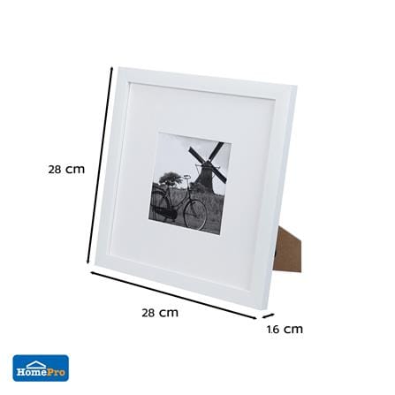 กรอบรูป SNAZZ LENORA SQUARE 25x25 ซม. สีขาว_6