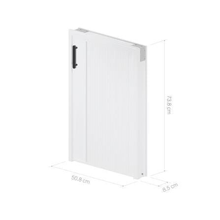 บานถังแก๊ส CABIN LANO 50.8x73.8 ซม. สีขาว_5