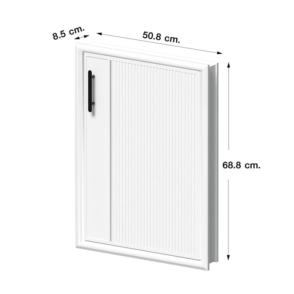 บานซิงค์เดี่ยว CABIN LANO 50.8x68.8 ซม. สีขาว
