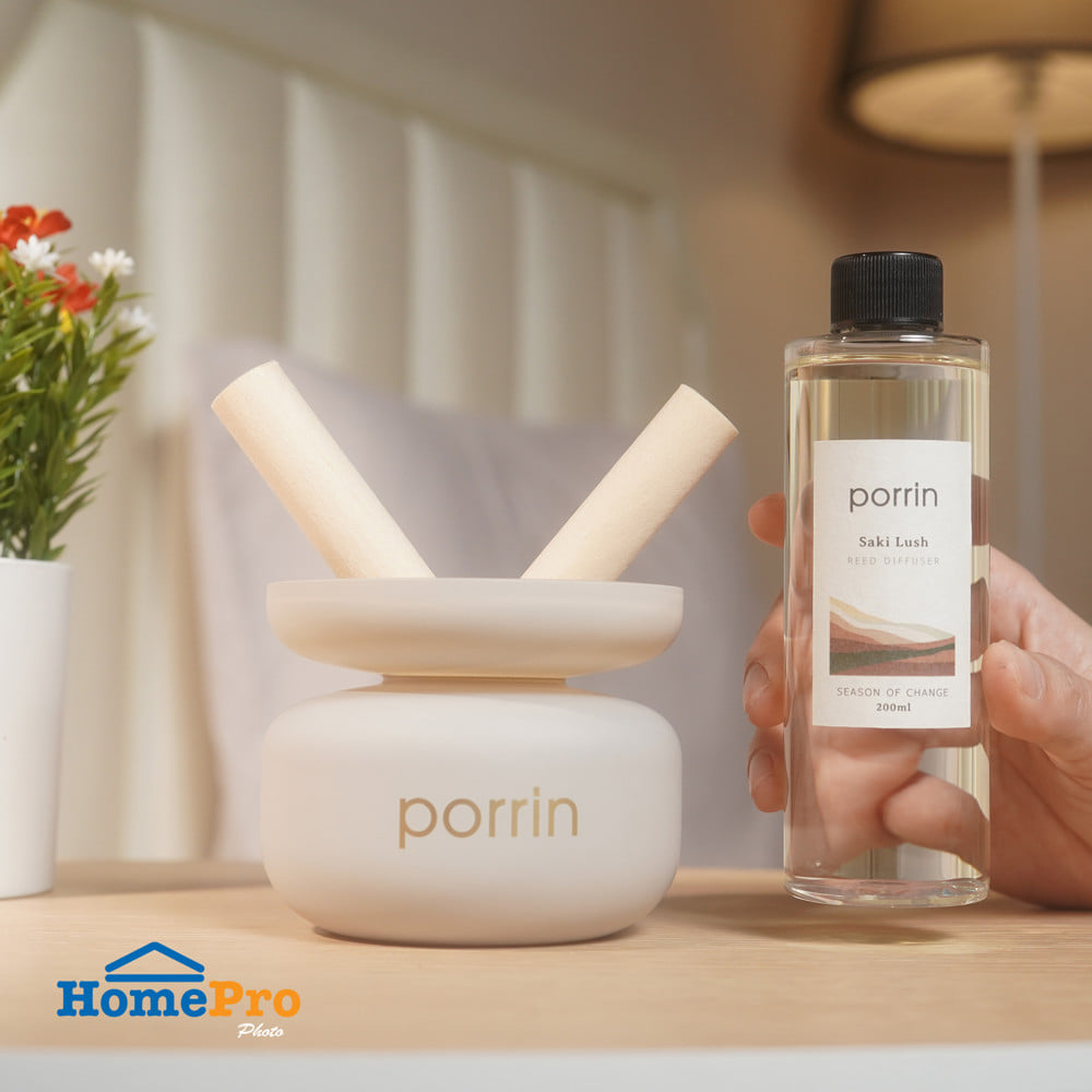 ก้านหอมปรับอากาศ PORRIN SEASON 200 มล. กลิ่น SAKI LUSH