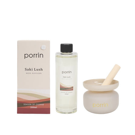 ก้านหอมปรับอากาศ PORRIN SEASON 200 มล. กลิ่น SAKI LUSH