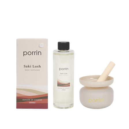 ก้านหอมปรับอากาศ PORRIN SEASON 200 มล. กลิ่น SAKI LUSH_1