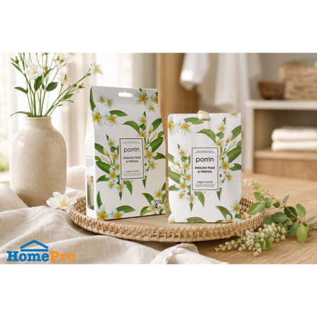 ถุงหอมปรับอากาศ PORRIN ENGLISH PEAR&FRESSIA 20 กรัม (แพ็ก 4 ชิ้น)_5