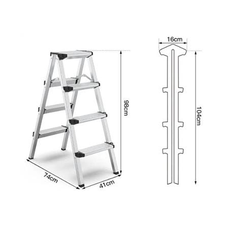 บันได STEP 4 ขั้น BARCO ALFS-004-ALU สีอะลูมิเนียม_7