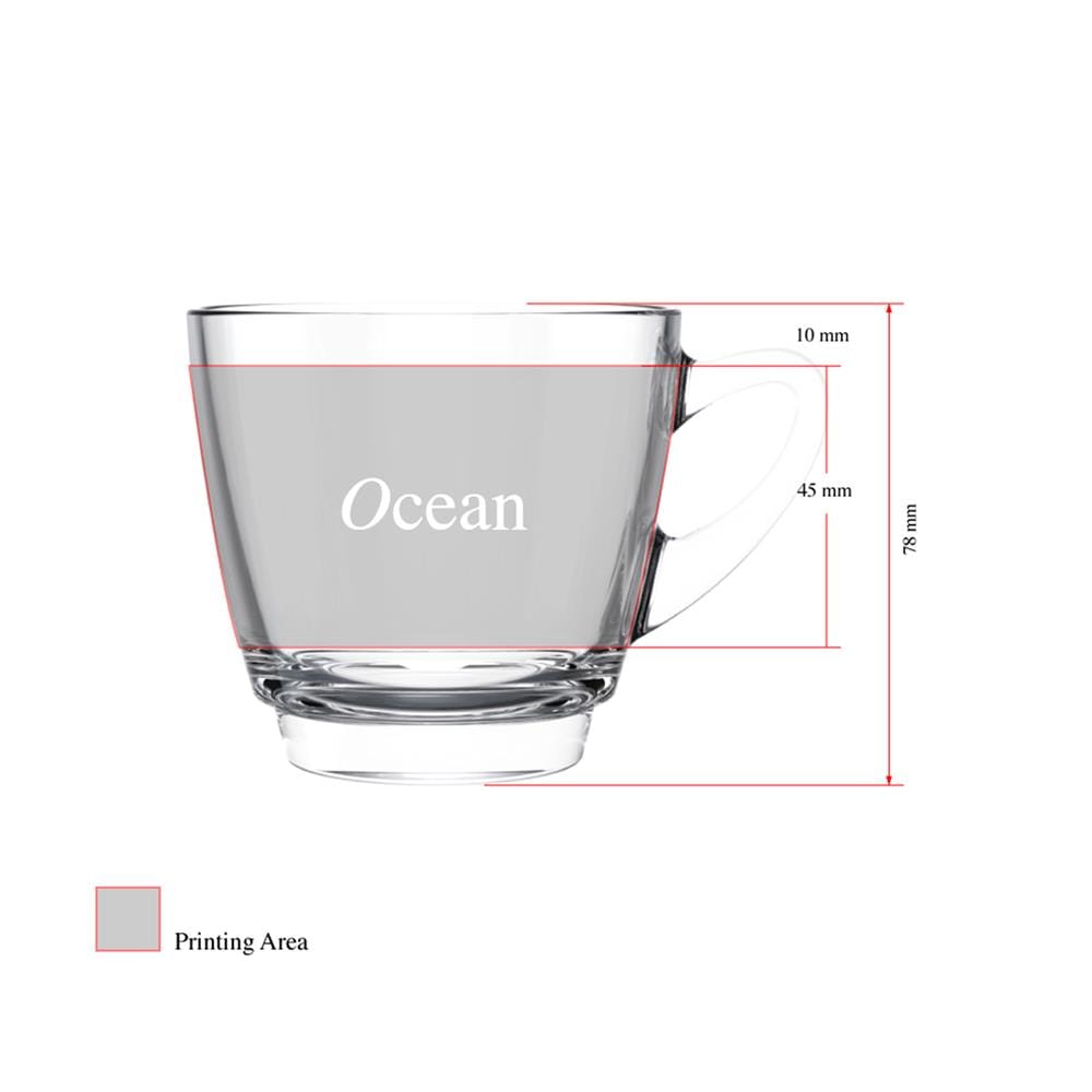 แก้วกาแฟ 245 มล. OCEAN GLASS KENYA CAPPUCCINO CUP