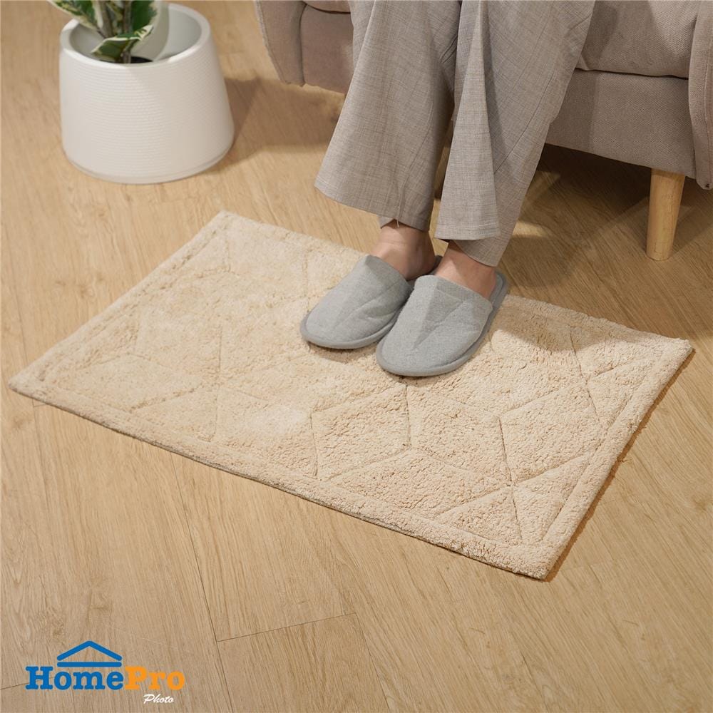 พรม HOME LIVING STYLE SI-FARO 45x70 ซม. สีครีม