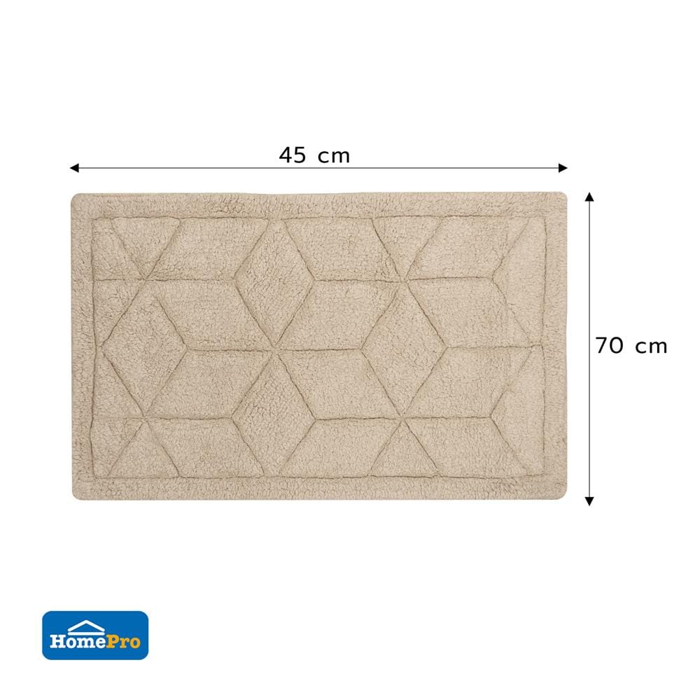 พรม HOME LIVING STYLE SI-FARO 45x70 ซม. สีครีม