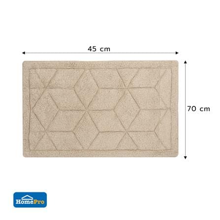 พรม HOME LIVING STYLE SI-FARO 45x70 ซม. สีครีม_5