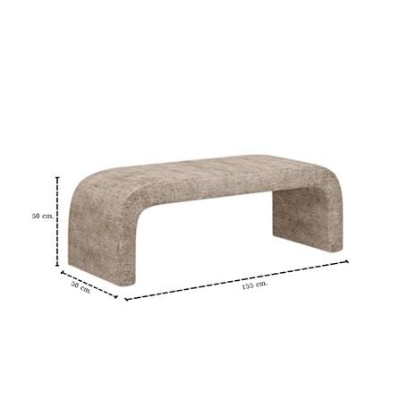 สตูล SB FURNITURE GEVIBE 19240782 สีน้ำตาลอ่อน_4