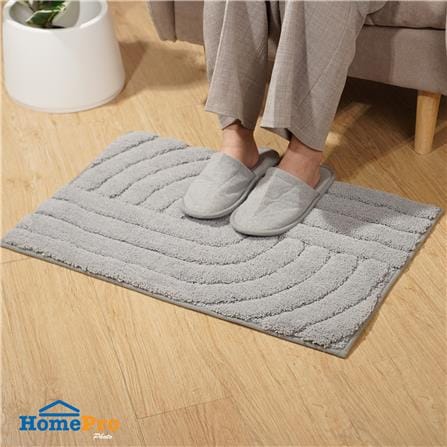 พรม HOME LIVING STYLE TILLY 45x70 ซม. สีเทา_5