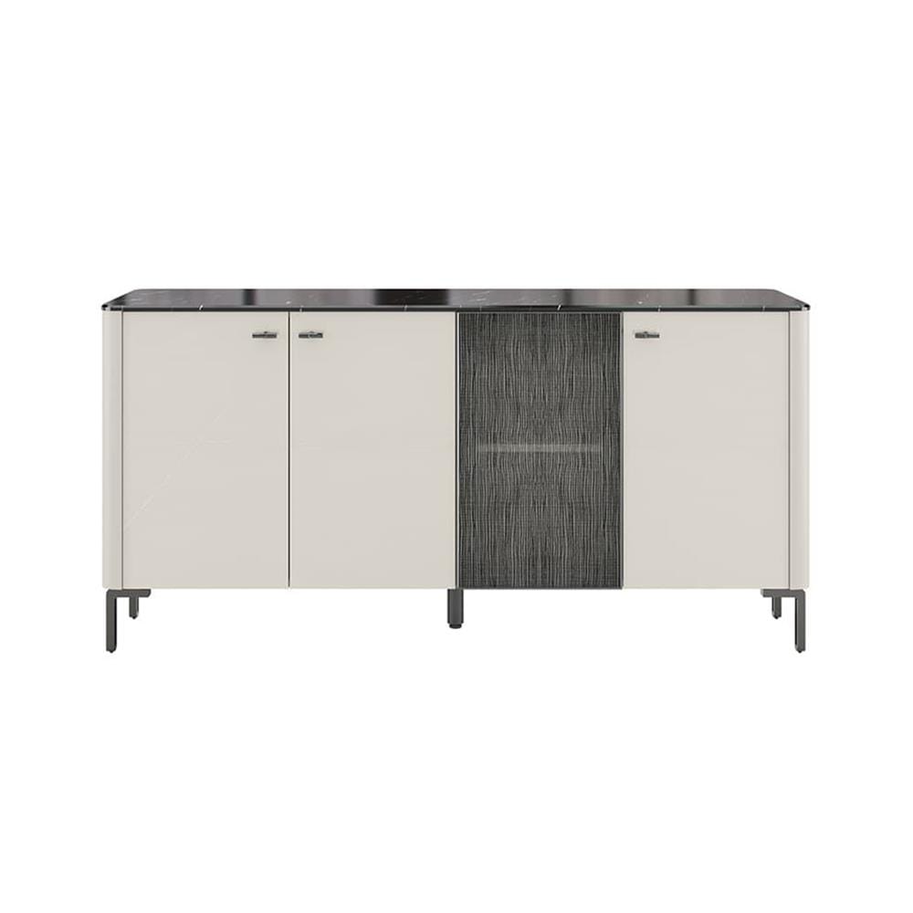 ตู้เตี้ยบานเปิด SB FURNITURE BLESS 19248748 160 ซม. สีอัลมอนด์เบจ