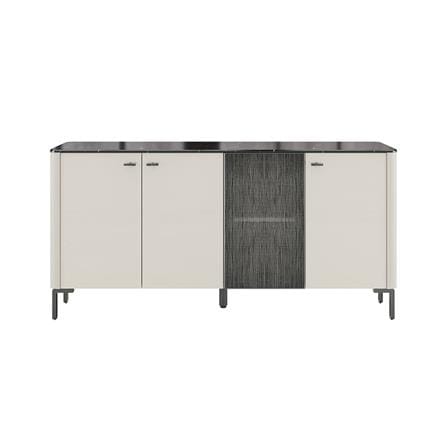 ตู้เตี้ยบานเปิด SB FURNITURE BLESS 19248748 160 ซม. สีอัลมอนด์เบจ_1