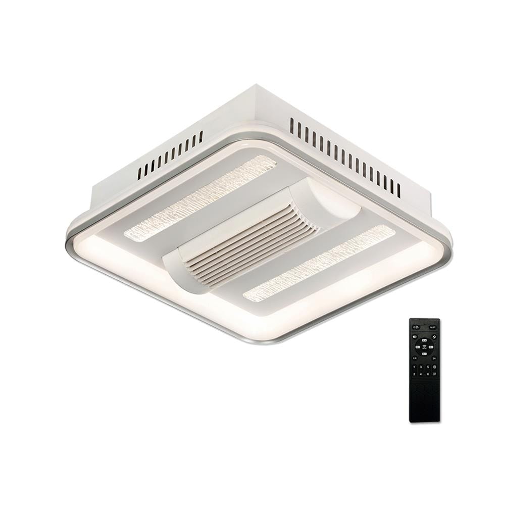 ไฟเพดานพัดลม LED CARINI CN20-6010WH 66 วัตต์ 20 นิ้ว สีขาว
