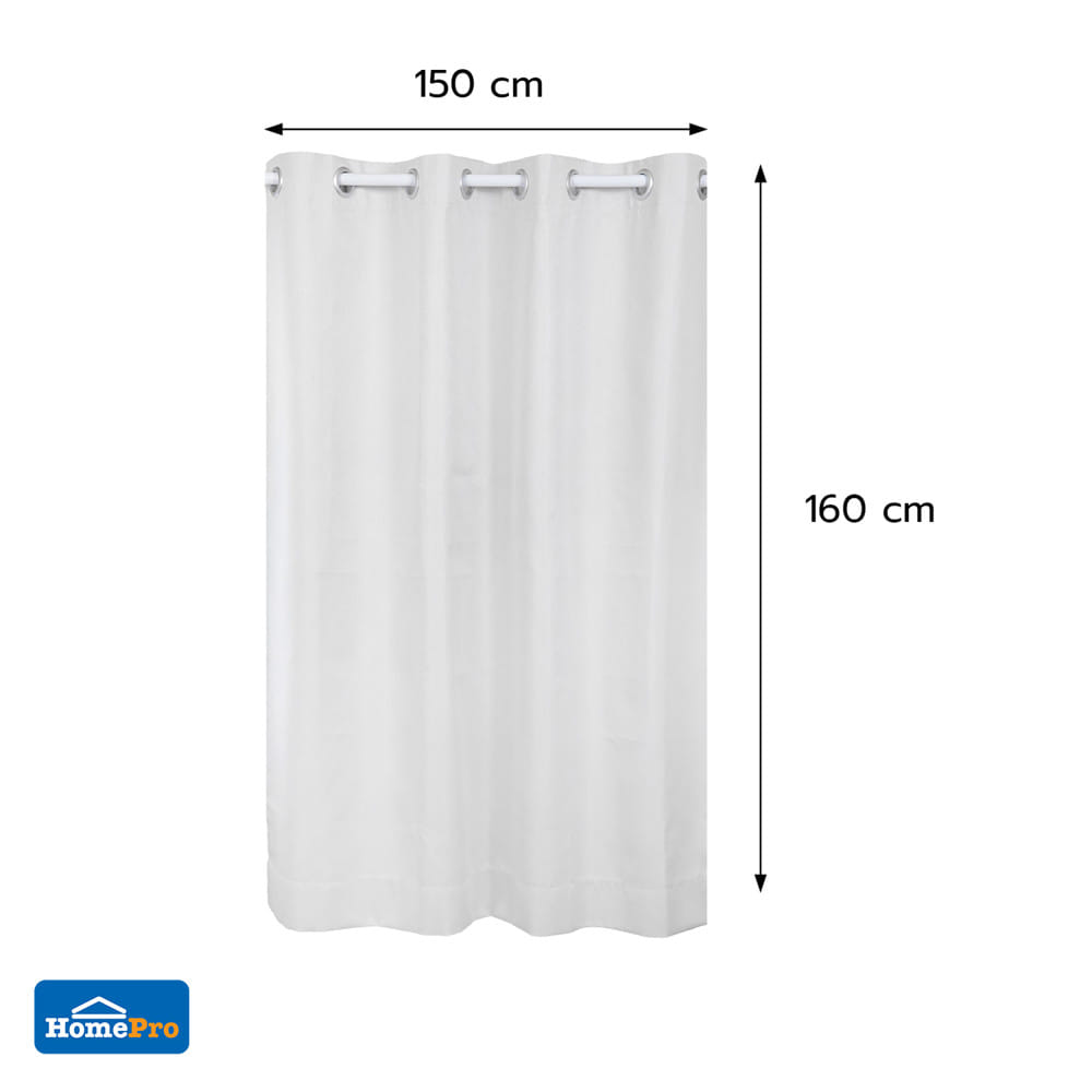 ผ้าม่าน EYELET HOME LIVING STYLE ADAM UV 150x160 ซม. สีเทา