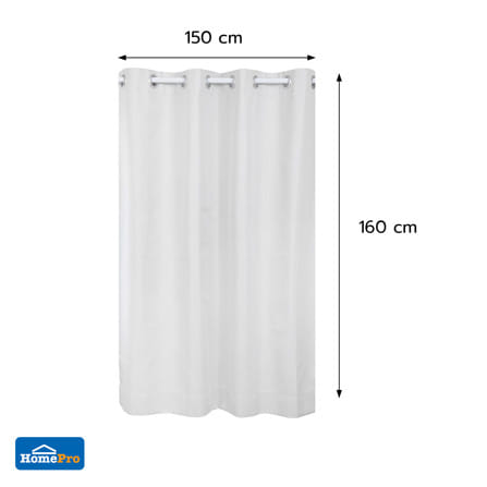 ผ้าม่าน EYELET HOME LIVING STYLE ADAM UV 150x160 ซม. สีเทา_6