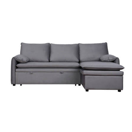 โซฟาเข้ามุมขวา FURDINI SPACE PET FRIENDLY สีเทา_1