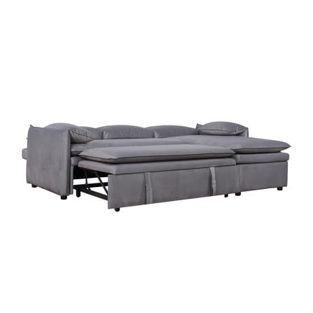 โซฟาเข้ามุมขวา FURDINI SPACE PET FRIENDLY สีเทา_2