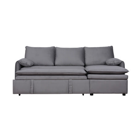 โซฟาเข้ามุมขวา FURDINI SPACE PET FRIENDLY สีเทา_3