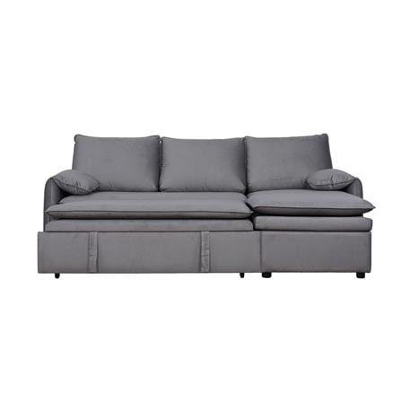 โซฟาเข้ามุมขวา FURDINI SPACE PET FRIENDLY สีเทา_2