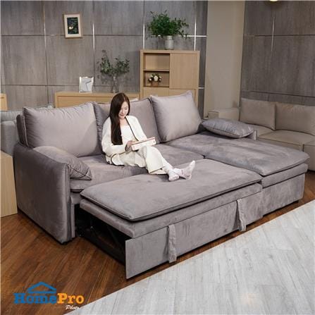 โซฟาเข้ามุมขวา FURDINI SPACE PET FRIENDLY สีเทา_5