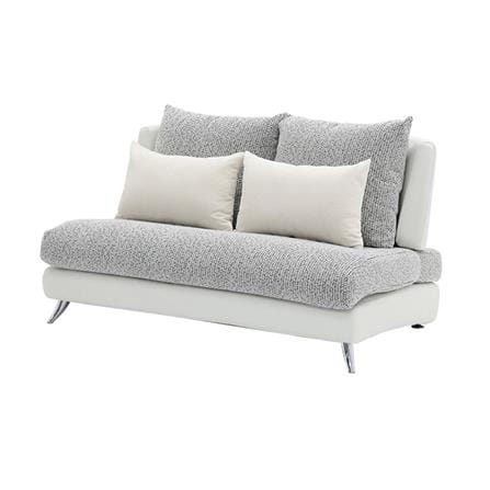 โซฟา 2 ที่นั่ง SB FURNITURE JELLY 19248273 สีขาว/ดำ_0
