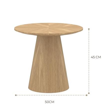 โต๊ะข้าง SB FURNITURE WEAVER 19243380 50 ซม. สีไม้ธรรมชาติ_3