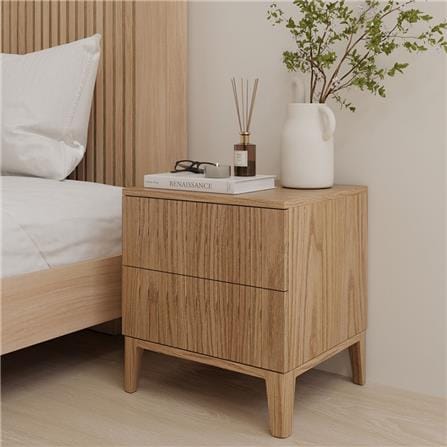 ตู้ข้างเตียง SB FURNITURE WENKA 45 ซม. สีไม้อ่อน_2