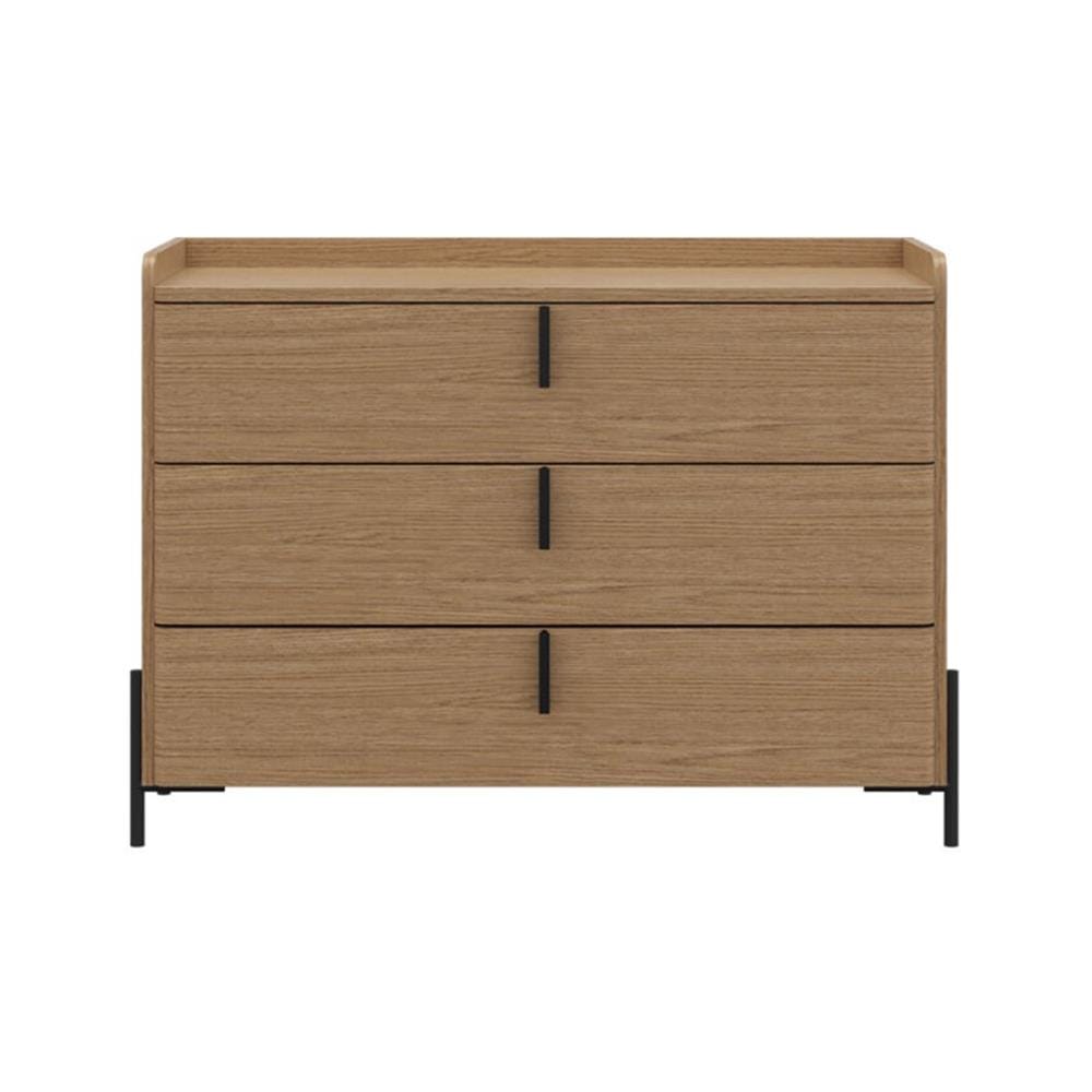 ตู้ลิ้นชัก 3 ชั้น SB FURNITURE WANATA 19239514 104x75 ซม. สีโอ๊ค