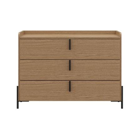 ตู้ลิ้นชัก 3 ชั้น SB FURNITURE WANATA 19239514 104x75 ซม. สีโอ๊ค_1