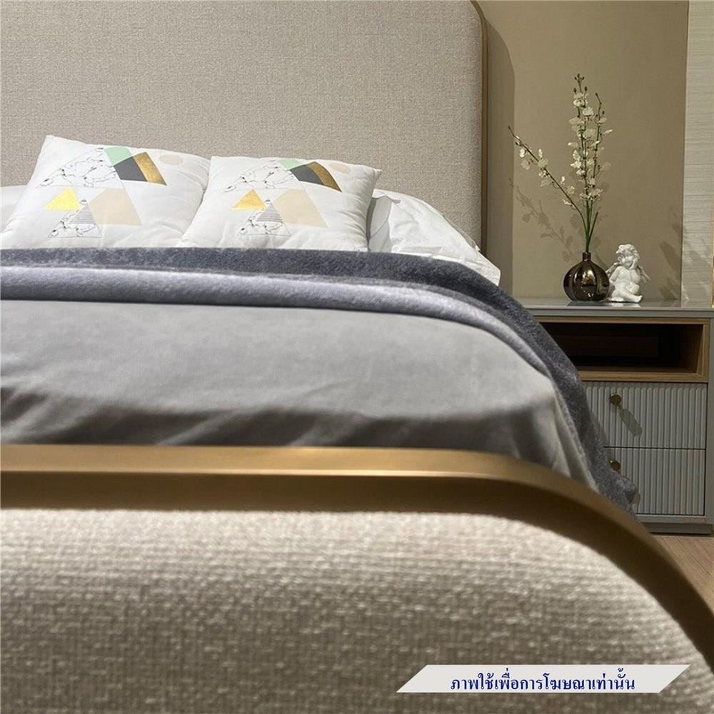 เตียง 6 ฟุต SB FURNITURE GRECIA 19236488 สีครีม