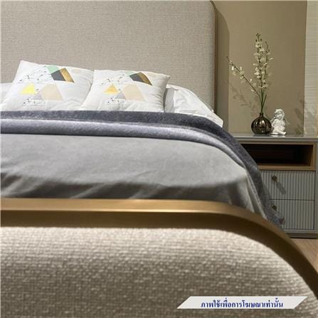 เตียง 6 ฟุต SB FURNITURE GRECIA 19236488 สีครีม_4