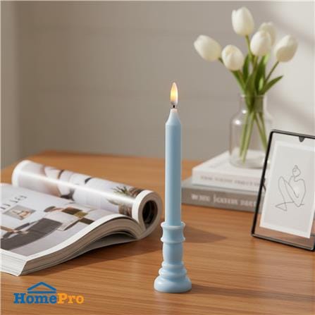 เทียนตกแต่ง LED CLAIRE 27.5 ซม. สีฟ้า_4