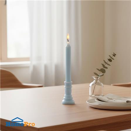เทียนตกแต่ง LED CLAIRE 27.5 ซม. สีฟ้า_5