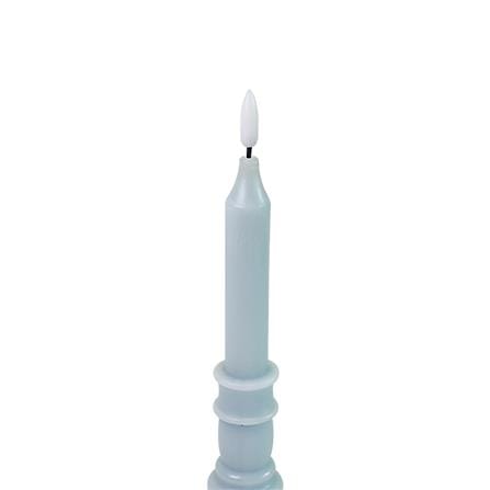 เทียนตกแต่ง LED CLAIRE 22.5 ซม. สีฟ้า_3