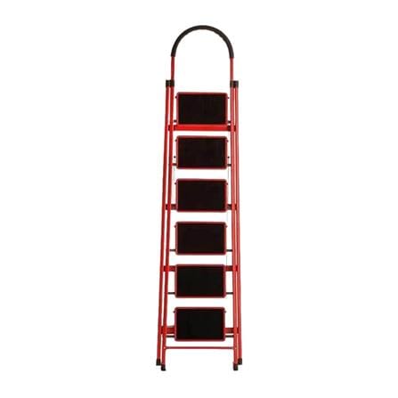 บันได STEP 6 ขั้น BARCO LSHL-006-R สีดำ-แดง_1